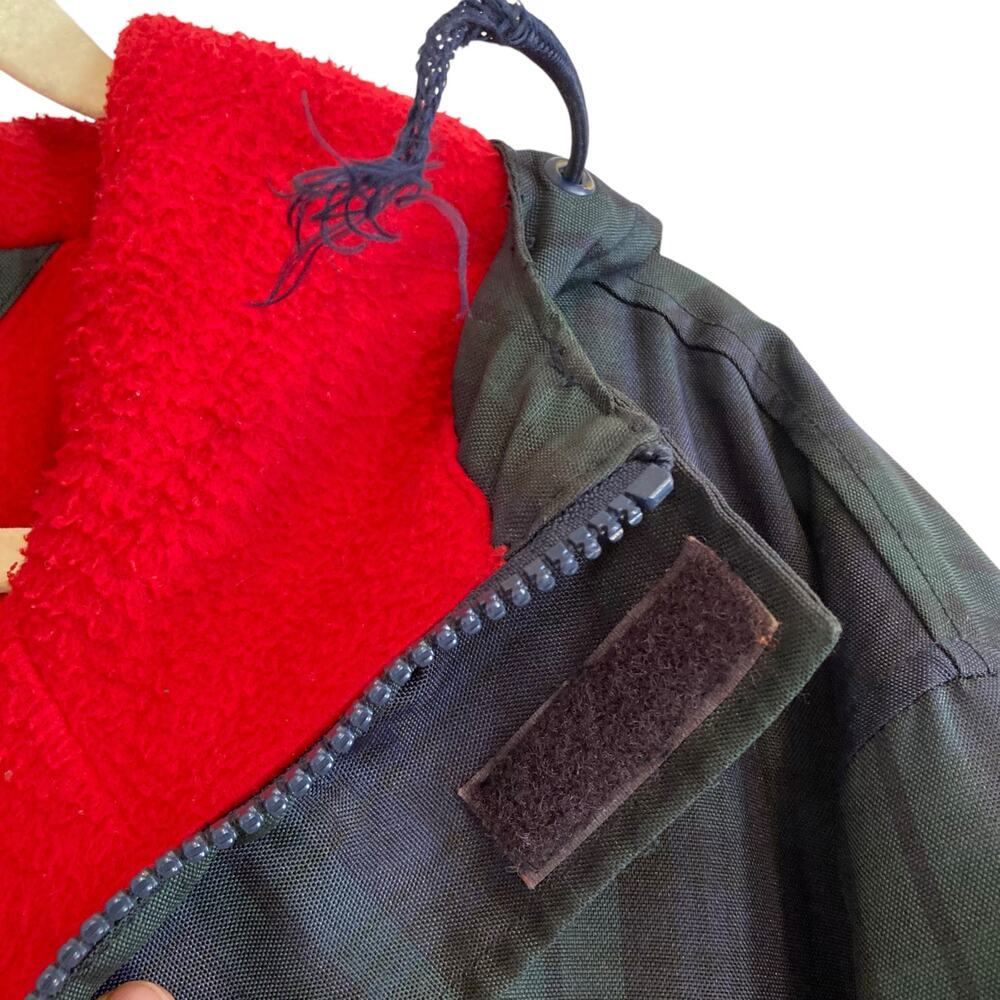 Vintage Y2K Tommy Hilfiger Plaid Hooded Jacket Preppy Sport Sz Large - Picture 8 of 16